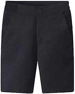 Black Stretch Chino Shorts for Boys - Premium Performance Stretch-fit