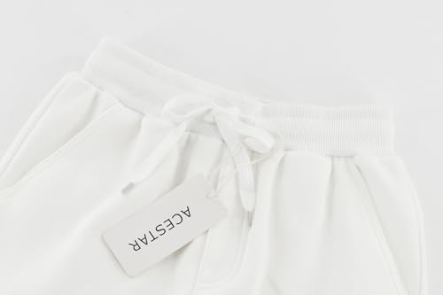 ACESTAR Kids Unisex Plain CottonSweatpants