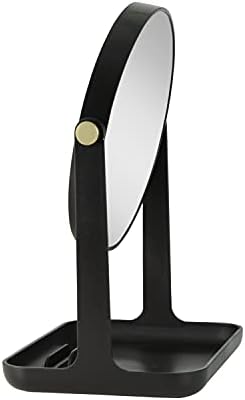 Zadro 7-inch Round Makeup Mirror with 5X 1X Magnifying Glass