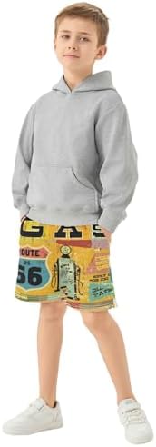 Aflyko Boys Summer Casual Shorts with Pockets