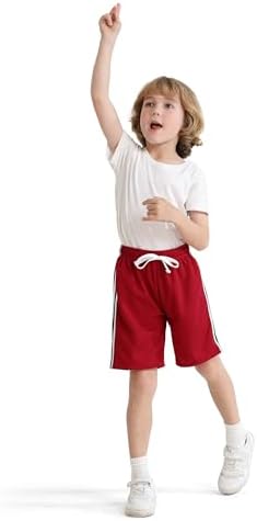 Resinta Boys athletic shorts breathable elastic waist summer favorites