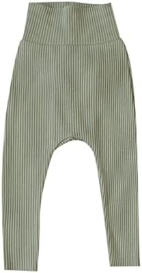 Baby Girls Boys High Waisted Cotton Leggings