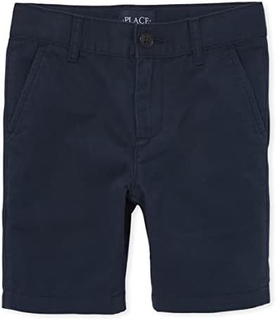 Childrens Place Boys Stretch Chino Shorts - Classic White