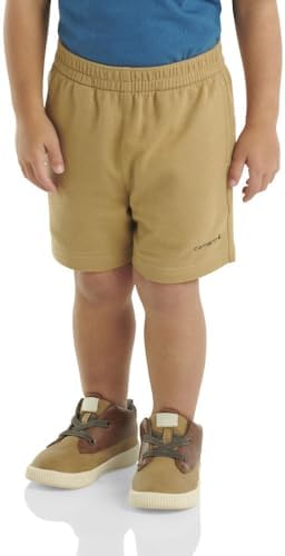 Carhartt Girls Elastic Waistband French Terry Work Shorts - Soft Durable