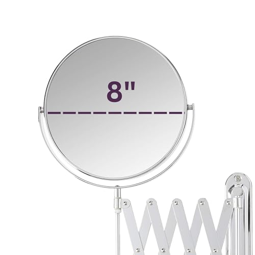 Space-saving Sleek Wall-Mounted Makeup Mirror