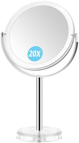 MIYADIVA 20x Magnifying Mirror with Stand