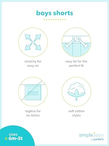 Simple Joys by Carters Boys Shorts Pack of 2