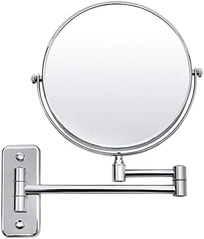 wall-mounted makeup mirror - 3x magnification