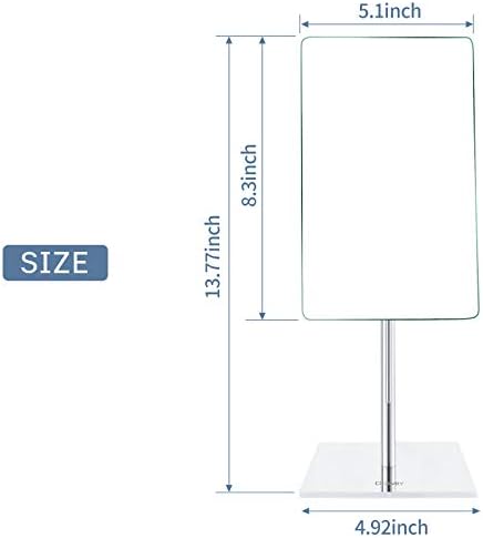 DOWRY High-Quality Adjustable 3x Makeup Mirror