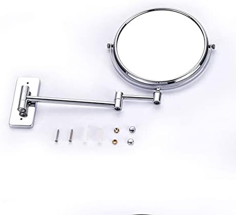 wall-mounted makeup mirror - 3x magnification
