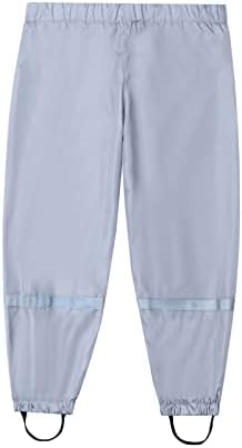Toddler Water-Resistant Rain Pants for Boys and Girls