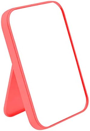 Coobbar Premium Square Makeup Mirror Adjustable Durable Space-Saving for Women
