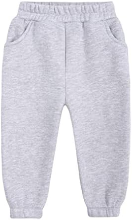 LNICEAR Toddler Jogger Sweatpants Solid Color Elastic Waist