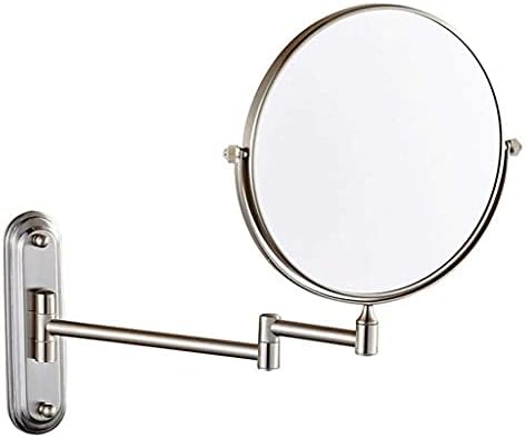 Makeup Mirror With 10X Magnification 8 Inch Wall Mounted
