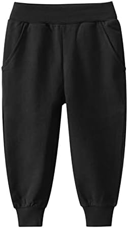 Comfortable Toddler Boy sweatpants with pockets and elastic waistband
