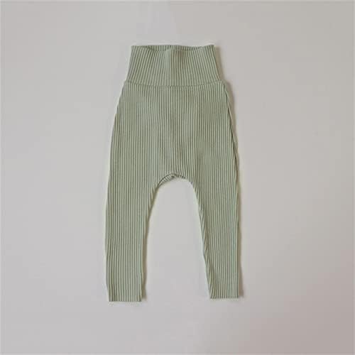 Baby Girls Boys High Waisted Cotton Leggings