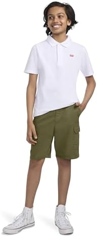 Levis Boys Pull-On Cargo Shorts - Durable Stylish for Comfort
