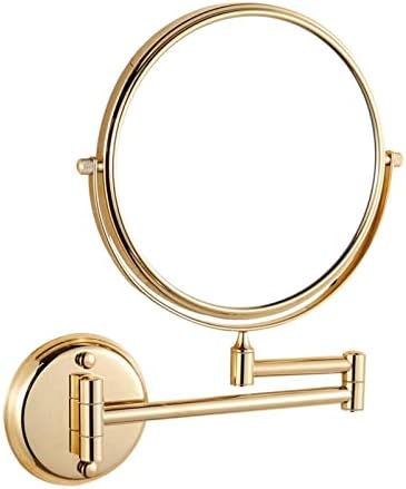 8 Inch Wall Mounted Mirror With Swivel Extendable Arm