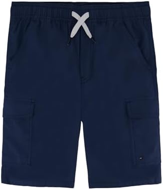 Tommy Hilfiger Boys Pull-On Cargo Short Drawstring Closing with Utility Pockets