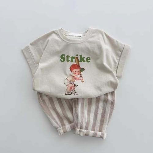 Hfolob Kids Striped Linen Haram Pants
