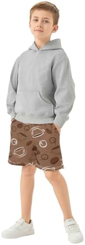 Aflyko Boys Summer Pocket Lightweight Casual Shorts with Adjustable Waist