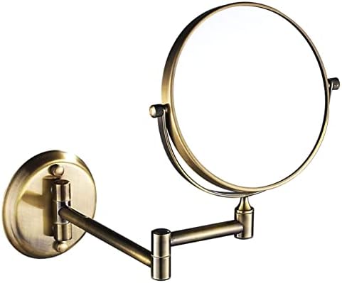 Wall-Mounted 8 Vanity Mirror 360 Swivel 5X Magnification