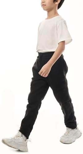 Boys 3-Pack Fleece Jogger Pants with Cargo Pockets