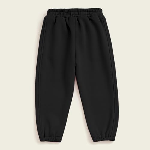 Soft Cotton Fleece sweatpants with adjustable waistband for Kids