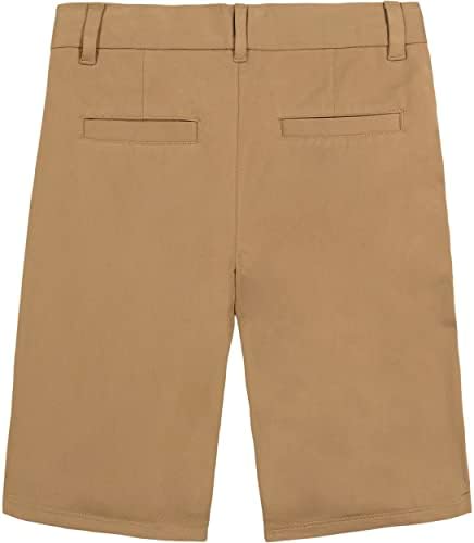 Nautica Boys School Uniform Flat Front Twill Short