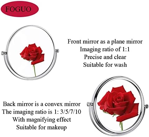 Large Makeup Mirror with Swivel 360 Degree Rotation Wall-Mounted