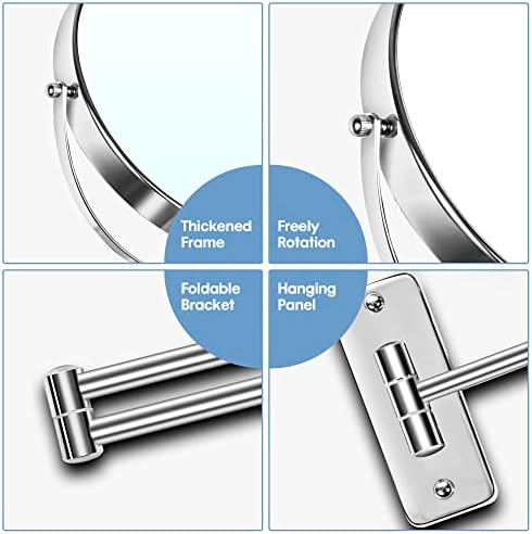 9-inch Wall-Mounted Magnifying Mirror