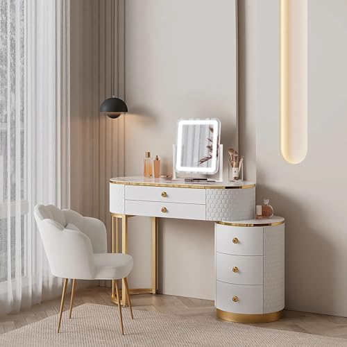 15x126 Inch Vanity Mirror with LED Light and Touch Control