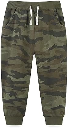 Ysoea Toddler Boys Cotton Camouflage Sweatpants Comfortable and Durable