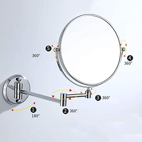 8-Inch Wall-Mounted Makeup Mirror