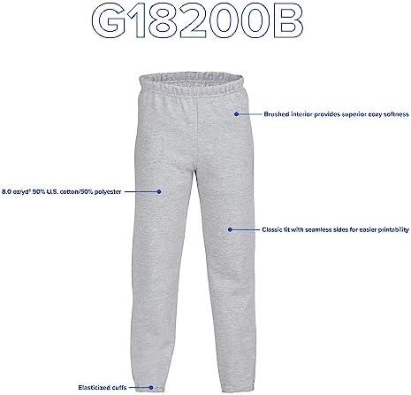 Gildan Kids Elastic Bottom Youth Sweatpants