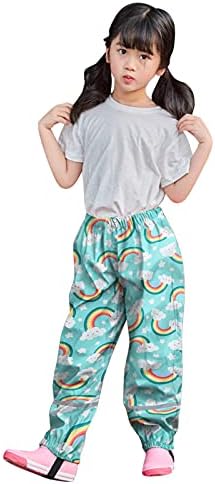 Waterproof Reflective Rain Pants for Kids Boys and Girls Muddy Outfits
