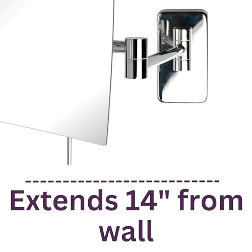Wall-Mount Makeup Mirror
