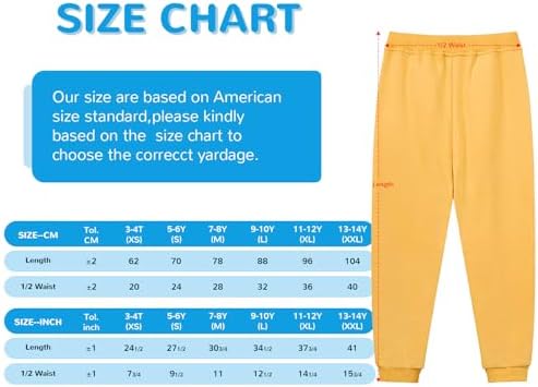 Comfortable Soft Fleece Jogger Pants Toddler-Youth