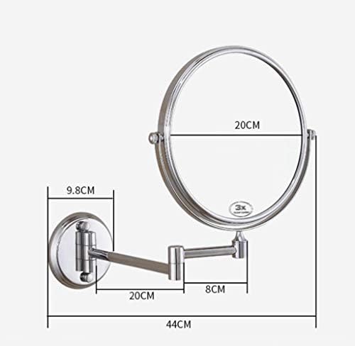 Compact 8-inch Makeup Mirror