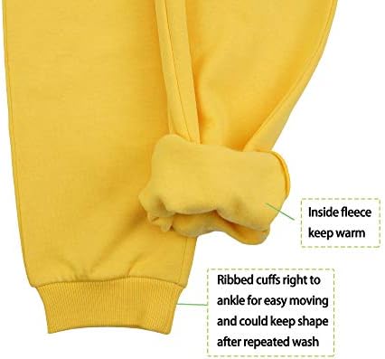 ALWAYSONE Kids Soft Fleece Sweatpants for Boys Girls 3-12 Years