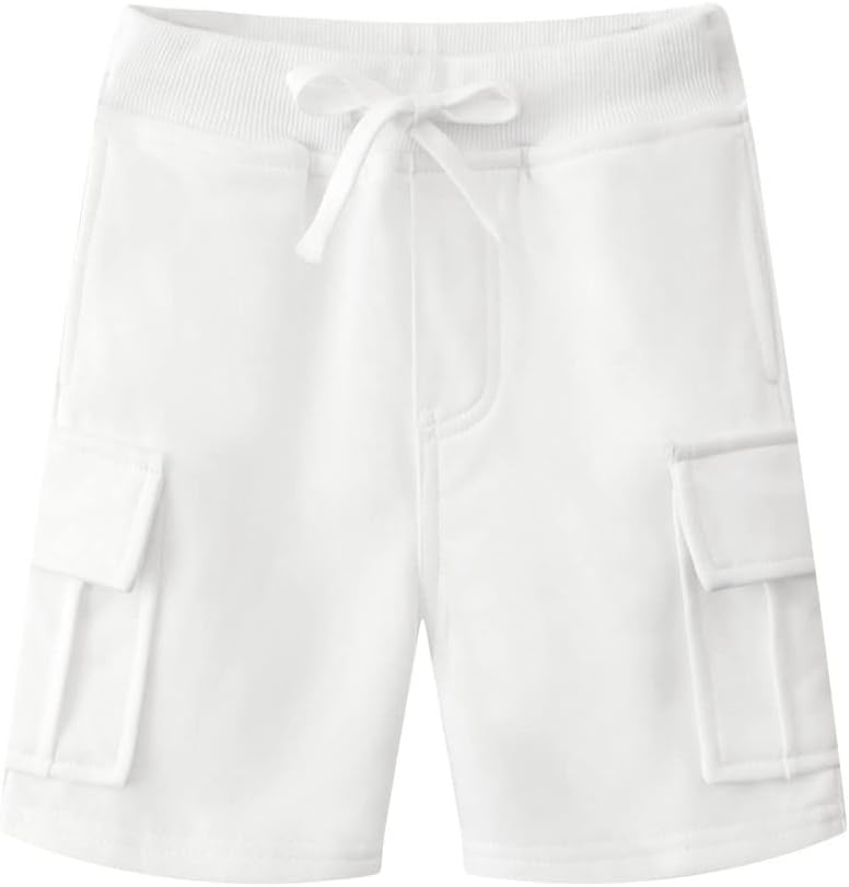 DINGDONGS CLOSET Toddler Boys Drawstring Cargo Shorts