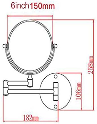 Intimate 360 Swivel Extendable Vanity Mirror
