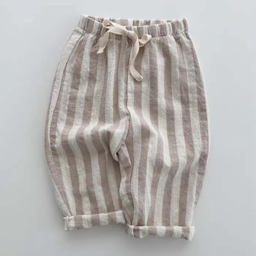 Hfolob Kids Striped Linen Haram Pants