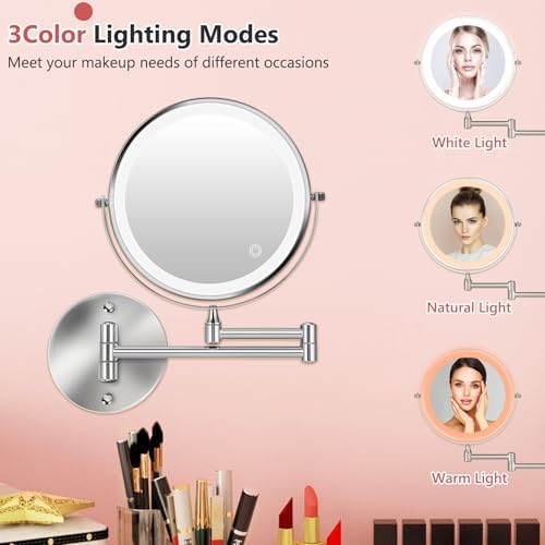 Boost Your Grooming with the ZLOKLA Rechargeable Makeup Mirror