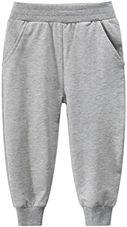 Comfortable Toddler Boy sweatpants with pockets and elastic waistband