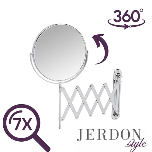 Space-saving Sleek Wall-Mounted Makeup Mirror