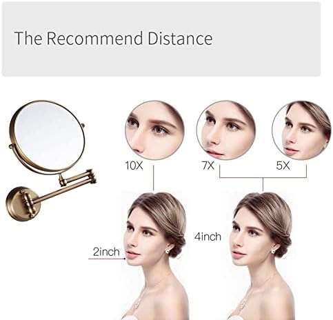 Premium Double-Sided Swivel Makeup Mirror