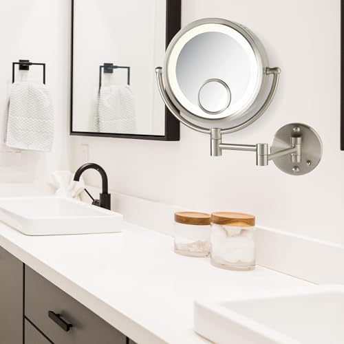 Wall-mounted Making Mirror with 7X 15X