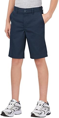 Dickies Khaki Boys Flex Waist Stretch Flat Front Shorts