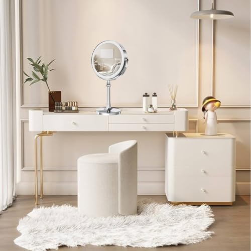 9 Inch Makeup Mirror With Lights And 10X Magnification